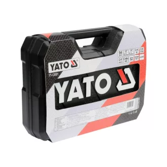   Sada nástrčných kľúčov YATO 94 kusov 1/4", 1/2" CrV