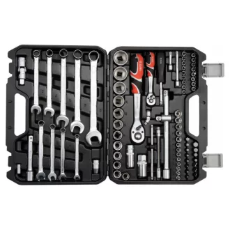   Sada nástrčných kľúčov YATO 82 kusov 1/4", 1/2" CrV