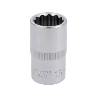 YATO nástrčný kľúč 12 uhlový 1/2" 15 mm CrV