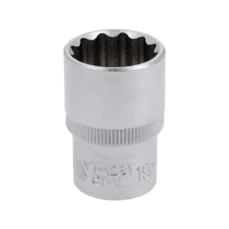 YATO nástrčný kľúč 12 uhlový 1/2" 19 mm CrV