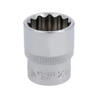 YATO nástrčný kľúč 12 uhlový 1/2" 23 mm CrV