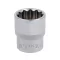 YATO nástrčný kľúč 12 uhlový 1/2" 23 mm CrV