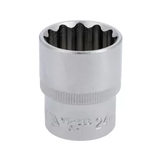 YATO nástrčný kľúč 12 uhlový 1/2" 24 mm CrV