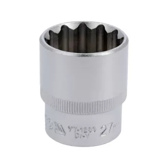 YATO nástrčný kľúč 12 uhlový 1/2" 27 mm CrV