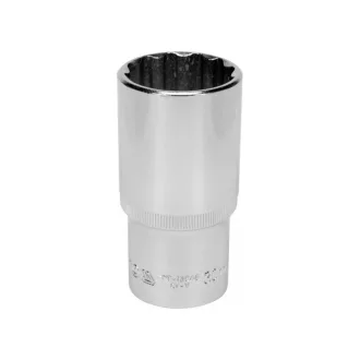   YATO Dlhý nástrčný kľúč 12 lomený 1/2" 30 mm CrV