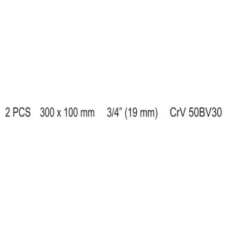 YATO kľuka v tvare L 3/4" 300 x 100 mm CrV