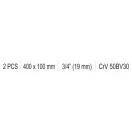 YATO kľuka v tvare L 3/4" 400 x 100 mm CrV