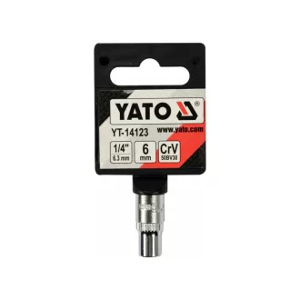 YATO nástrčný kľúč 1/4" 6 mm CrV