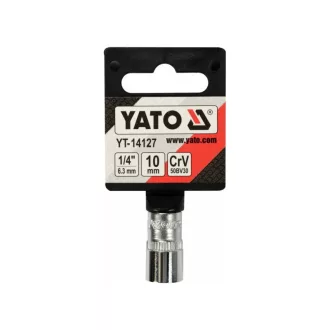 YATO nástrčný kľúč 1/4" 10 mm CrV