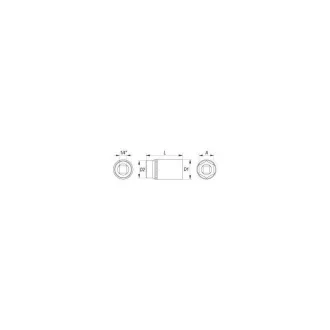 YATO nástrčný kľúč dlhý 1/4" 4,5 mm CrV