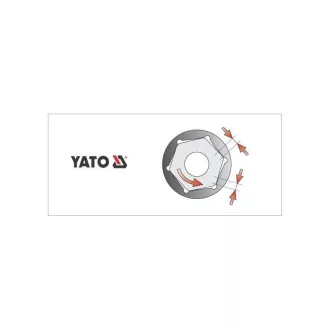 YATO nástrčný kľúč dlhý 1/4" 4,5 mm CrV