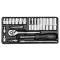 Sada nástrčných kľúčov YATO 23 kusov 1/4" 4-13 mm CrV