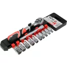 Sada nástrčných kľúčov YATO 12 kusov 1/4" 4-13 mm CrV