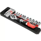 Sada nástrčných kľúčov YATO 12 kusov 1/4" 4-13 mm CrV