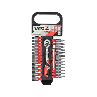   Sada nástrčných kľúčov YATO 28 kusov 1/4" 4-13 mm CrV