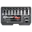 Sada nástrčných kľúčov YATO 23 kusov 1/4" 4-13 mm CrV