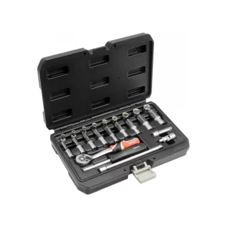   Sada nástrčných kľúčov YATO 23 kusov 1/4" 4-13 mm CrV