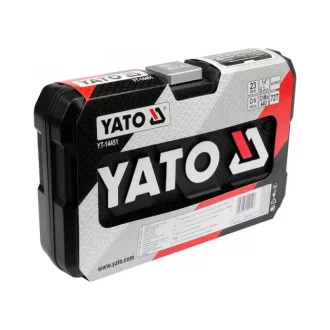   Sada nástrčných kľúčov YATO 23 kusov 1/4" 4-13 mm CrV