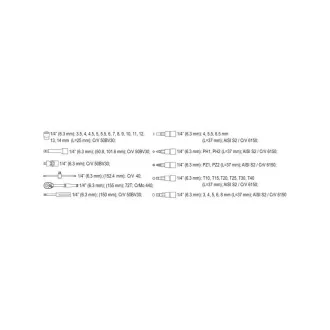   Sada nástrčných kľúčov YATO 38 kusov 1/4" 3,5-14 mm CrV