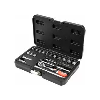   Sada nástrčných kľúčov YATO 20 kusov 1/4" 3,5-14 mm CrV