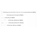 Sada nástrčných kľúčov YATO 20 kusov 1/4" 3,5-14 mm CrV