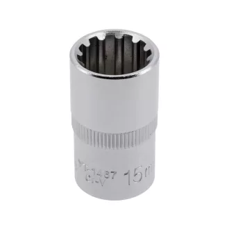 YATO nástrčný kľúč Spline 1/2" 15 mm CrV