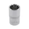 YATO nástrčný kľúč Spline 1/2" 15 mm CrV