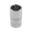 YATO nástrčný kľúč Spline 1/2" 15 mm CrV