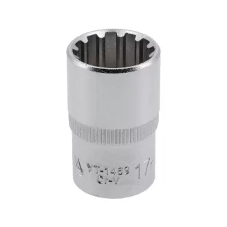 YATO nástrčný kľúč Spline 1/2" 17 mm CrV