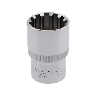 YATO nástrčný kľúč Spline 1/2" 19 mm CrV