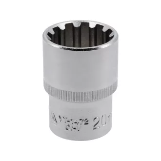 YATO nástrčný kľúč Spline 1/2" 20 mm CrV