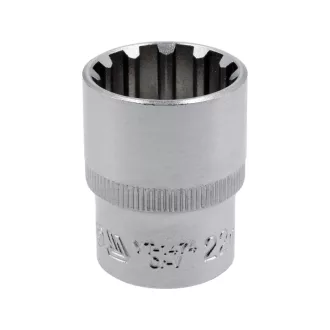 YATO nástrčný kľúč Spline 1/2" 22 mm CrV