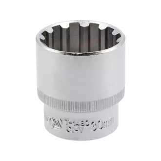 YATO nástrčný kľúč Spline 1/2" 30 mm CrV
