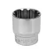 YATO nástrčný kľúč Spline 1/2" 32 mm CrV