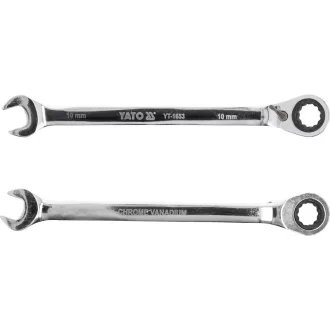 YATO račňový kľúč obojstranný 10 mm / 160 mm 72T CrV