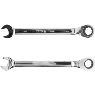 YATO račňový kľúč obojstranný 13 mm / 180 mm 72T CrV