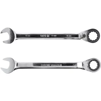 YATO račňový kľúč obojstranný 18 mm / 235 mm 72T CrV