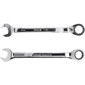 YATO račňový kľúč obojstranný 20 mm / 245 mm 72T CrV