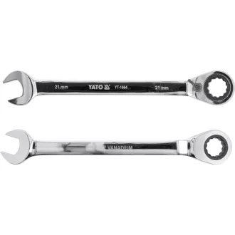 YATO račňový kľúč obojstranný 21 mm / 290 mm 72T CrV