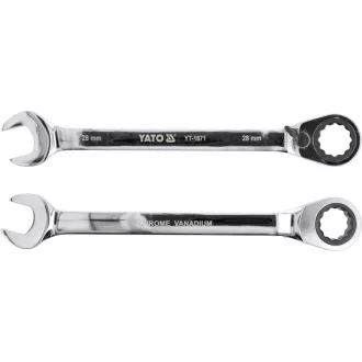 YATO račňový kľúč obojstranný 28 mm / 360 mm 72T CrV