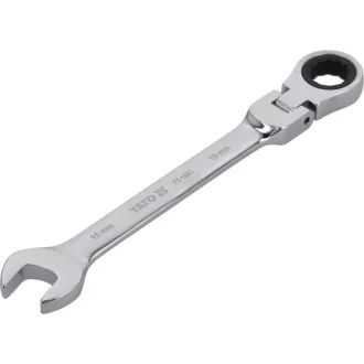 Račňový kľúč YATO 15 mm / 195 mm 72T CrV