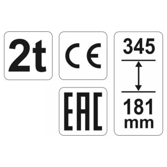 YATO Hydraulický zdvihák 2t