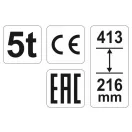 YATO Hydraulický zdvihák 5t