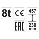 YATO Hydraulický zdvihák 8t