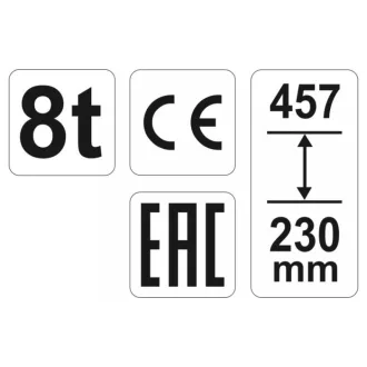 YATO Hydraulický zdvihák 8t