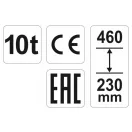 YATO Hydraulický zdvihák 10t