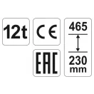 YATO Hydraulický zdvihák 12t