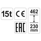 YATO Hydraulický zdvihák 15t