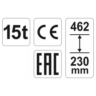 YATO Hydraulický zdvihák 15t