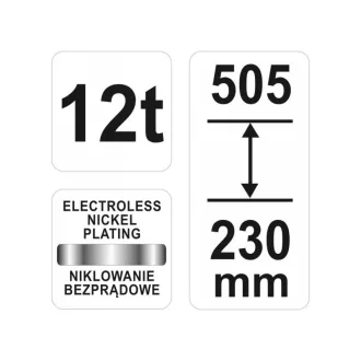 YATO Hydraulický zdvihák 12t
